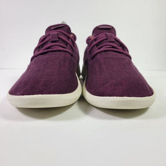 Allbirds Men's Burgundy Superfine Merino Wool Runner Shoes Sz 9 - Picture 2 of 9